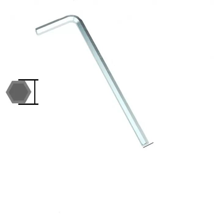 Galvanized 8mm 5pcs flat head