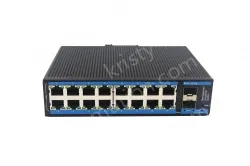 16-port 10/100BASE-TX+2G SFP Managed Industrial Switch