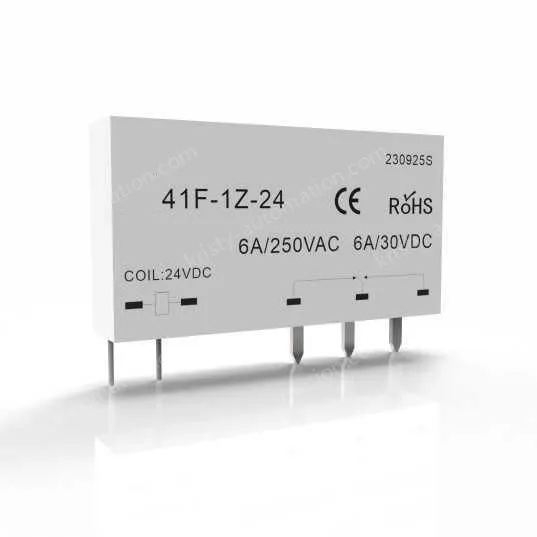 KY41F Single relay 1NO1NC/Ith: 6A 48VDC