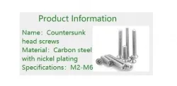 Electronic screws M6*45