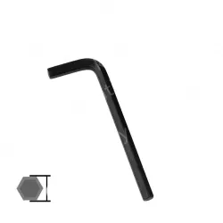 Blackened 8mm 5pcs Flat head