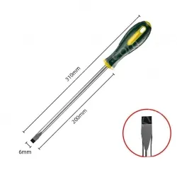 6&times;200mm slotted strong magnetic chromium vanadium steel