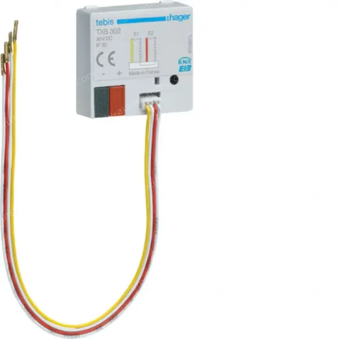 Binary input 2 fold, flush mounted, KNX