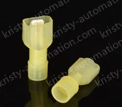 FDFN5.5-250（Yellow male and female)Fully insulated terminal with cold crimp termination