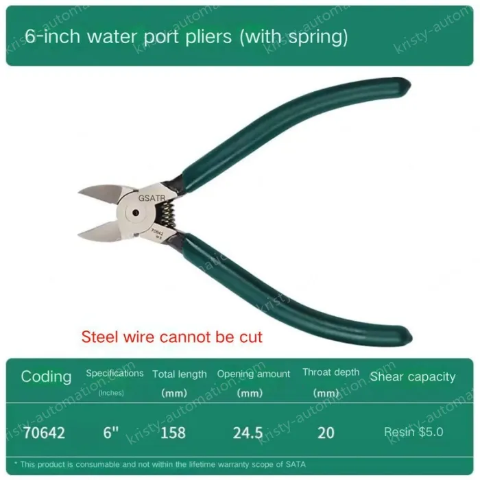 6 inch nozzle pliers 70642