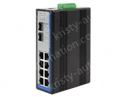UOTEK 10-port managed gigabit POE ethernet switch