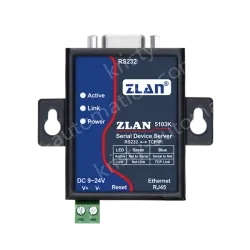 Rail/desktop serial server