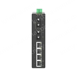 2 Ports 100M F(x) + 4 Ports 10/100M T(x) Din-Rail Unmanaged Industrial Ethernet Switch