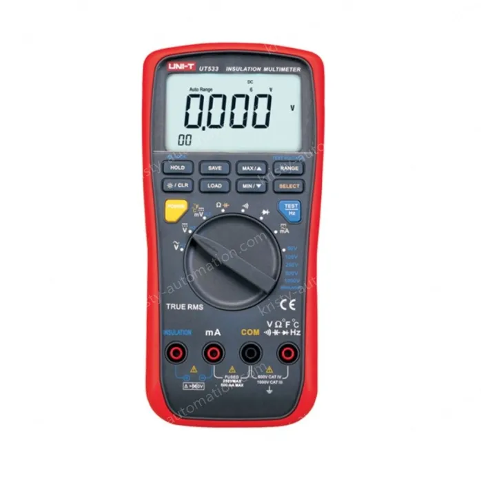 UT533 Insulation Resistance Multimeter, Digital Display Universal Meter, Megohmmeter Multi-functional Electrical Instrument