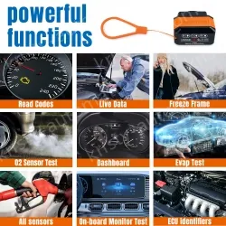 KW906 Automotive Fault Diagnosis Instrument Engine Fault Reading Fault Code Query Playback Function Testing Tools