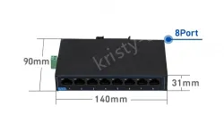 8-port 100M Ethernet Switch