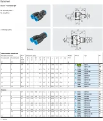 Push-in fitting QSY-4(FESTO)
