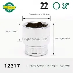 CALC-22mm-10mm series 3/8-12317