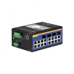 [Gigabit 4 optical 16 electrical] ring network managed industrial switch