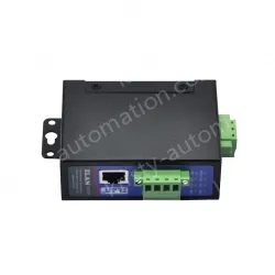Rail/desktop optocoupler isolated serial server