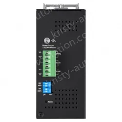 Layer 2 management of ring network industrial boost PoE switches