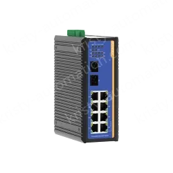 10 Ports Full Gigabit Layer 2 Managed DIN RAIL Industrial Ethernet PoE Switch
