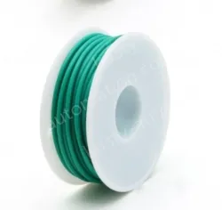 Silicone high temperature cable 20AWG Green