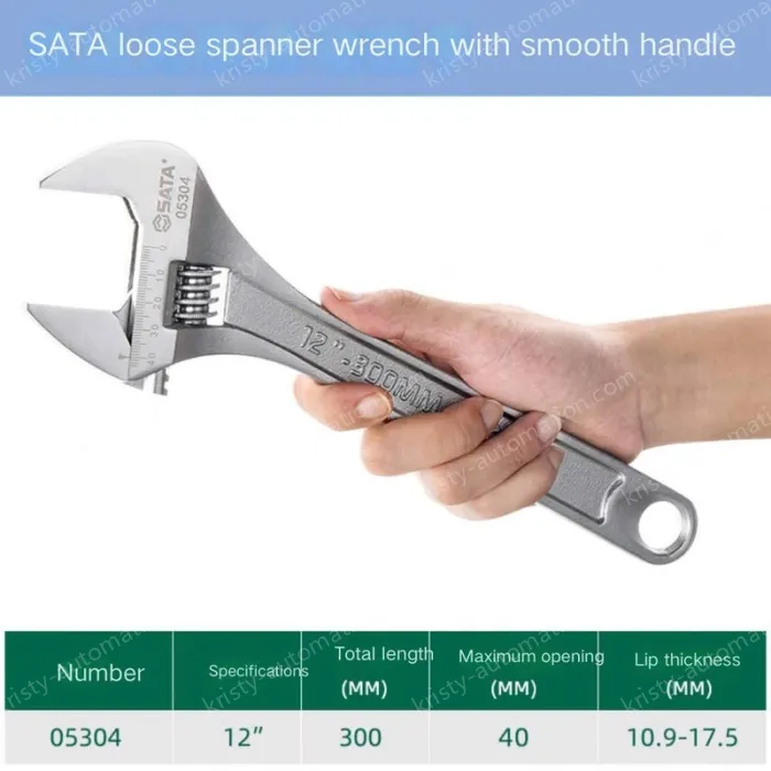 Smooth shank 12 inches, opening 40mm-05304