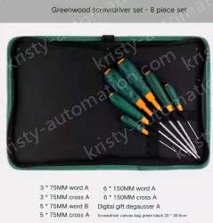 Set of 8 screwdriver canvas sets