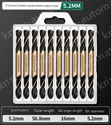 10 double-ended 5.2mm tubes are recommended