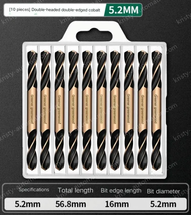 10 double-ended 5.2mm tubes are recommended