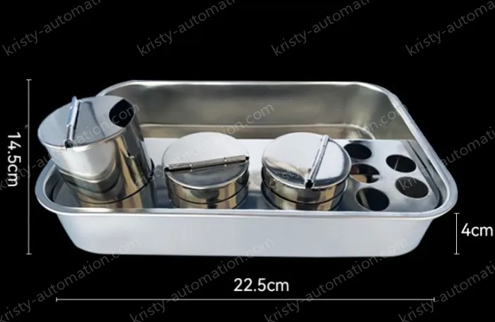 Laboratory sterilization box Tray (3-hole, 1 large, 2 vials) 1 pcs