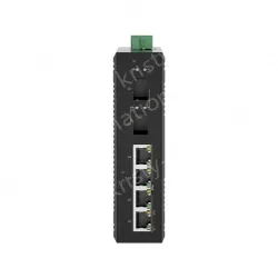 2 Ports Gigabit SFP + 4 Ports Gigabit PoE RJ45 Din-Rail Unmanaged Industrial PoE Switch
