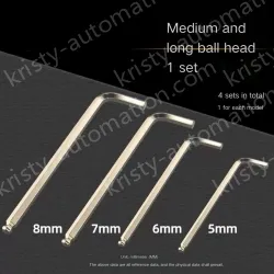 1 nickel plating medium and long [5+6+7+8mm] each