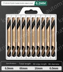 10 double-ended 6.0mm