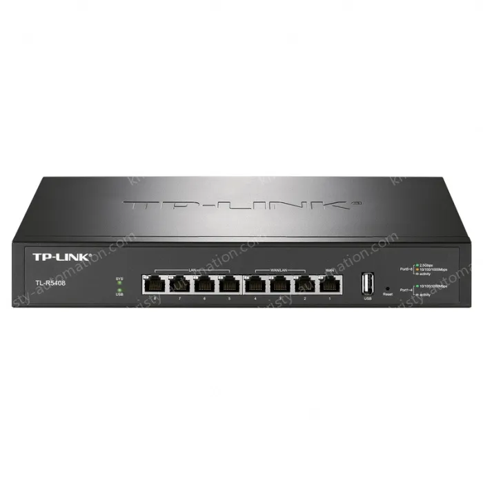 1 WAN+3 WAN/LAN+4 LAN 2.5Gbps Enterprise VPN Router