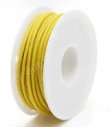 Silicone high temperature cable 16AWG Yellow