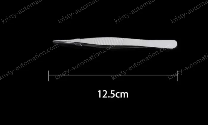 Stainless steel tweezers Straight tip (thick) 12.5cm