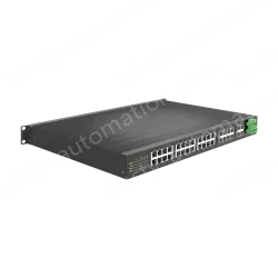 8 Ports Gigabit Combo + 4 Ports Gigabit SFP + 16 Gigabit T(x) Ports Rack-mount Managed Industrial Ethernet Switch