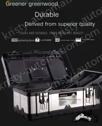 Upgraded 17" stainless steel tool box