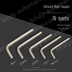 Nickel plating short [1.27 + 1.5 + 2.0 + 2.5 + 3mm] 5 sets