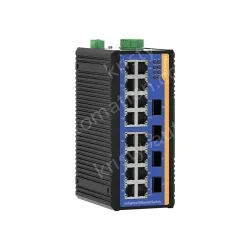 [Gigabit 4 optical 16 electrical] ring network managed industrial switch