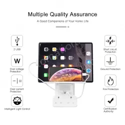 UK wall outlet extender