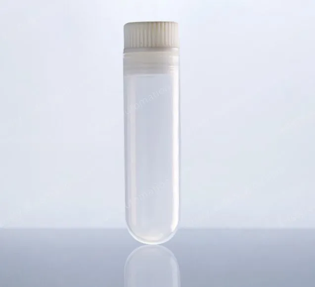 50ml straight round bottom - white cross cover 50pcs