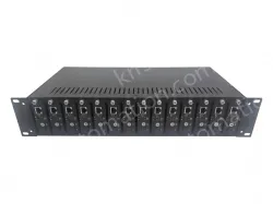 UOTEK UT-N602U14DP 14-slot Fiber Optic Transceiver Rack