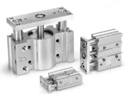 Compact Guide Cylinder MGP Series &oslash;12, &oslash;16, &oslash;20, &oslash;25, &oslash;32, &oslash;40, &oslash;50, &oslash;63, &oslash;80, &oslash;100