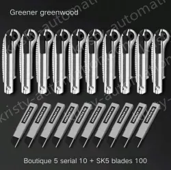 10 high-quality five consecutive shots + 5 alloy blades + 100 SK5 blades