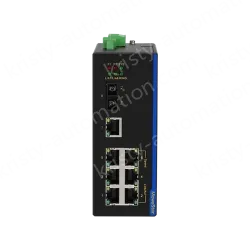1 Port 100M F(x) + 7 Ports 10/100M T(x) Din-Rail Unmanaged Industrial Ethernet Switch