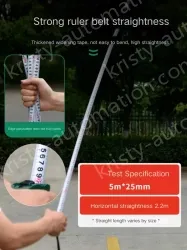 Class 1 accuracy - 7.5 m - ruler width 25mm - 91316B