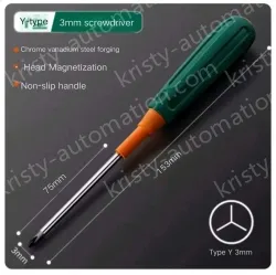 Y-shaped screwdriver 4mm