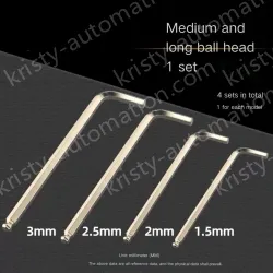 1 nickel-plated medium and long [1.5+2+2.5+3mm].