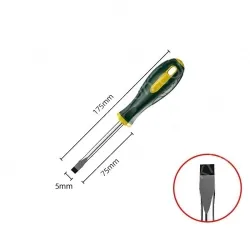 5&times;75mm slotted strong magnetic chrome vanadium steel