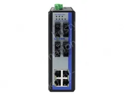 UOTEK 100M 4 Fiber Ports 4 RJ-45 Ports Industrial Switch