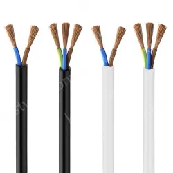 2 cores white Cable 2.5mm Nominal cross-section